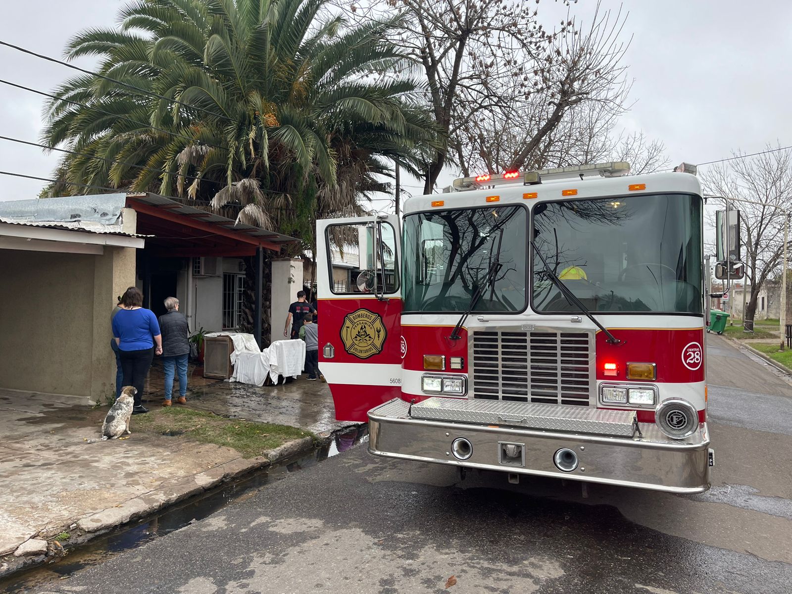 Se incendió una vivienda en el barrio Virgen de Itatí