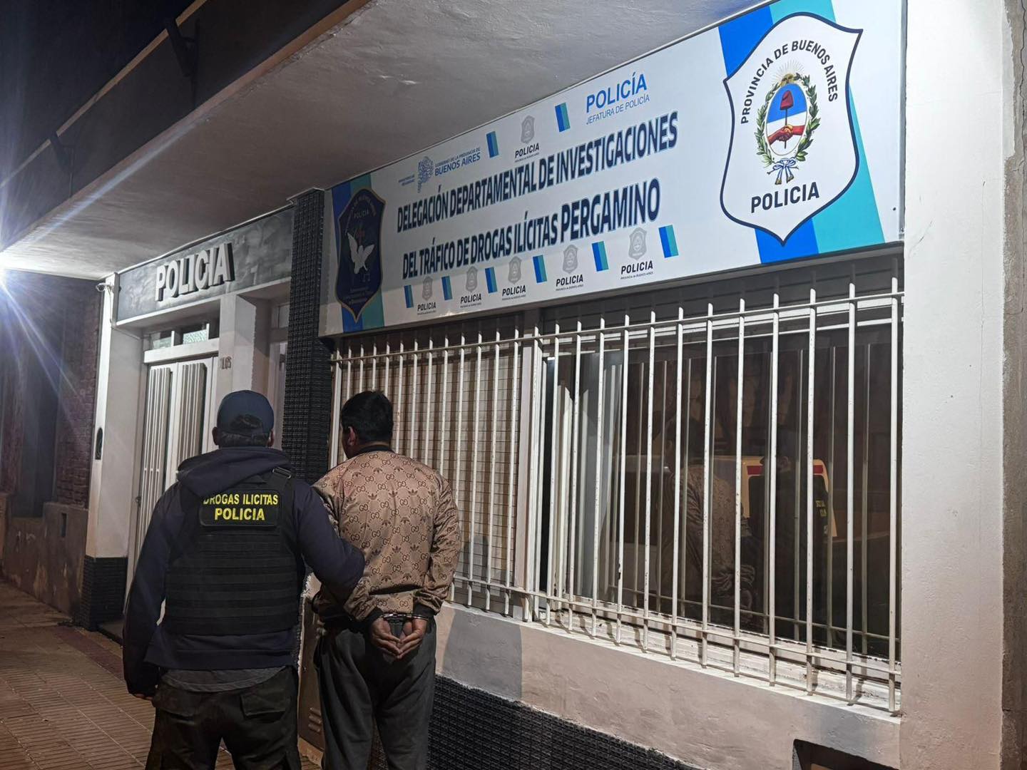 Allanamiento por venta de drogas  en barrio Jorge Newbery: un detenido