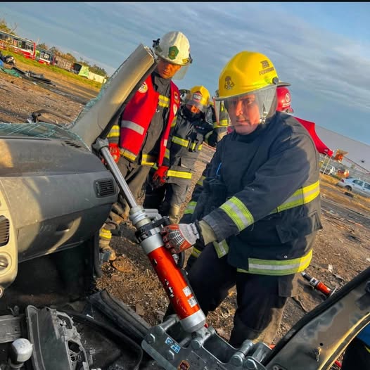 Bomberos Voluntarios de  Pergamino: compromiso  y capacitación permanente