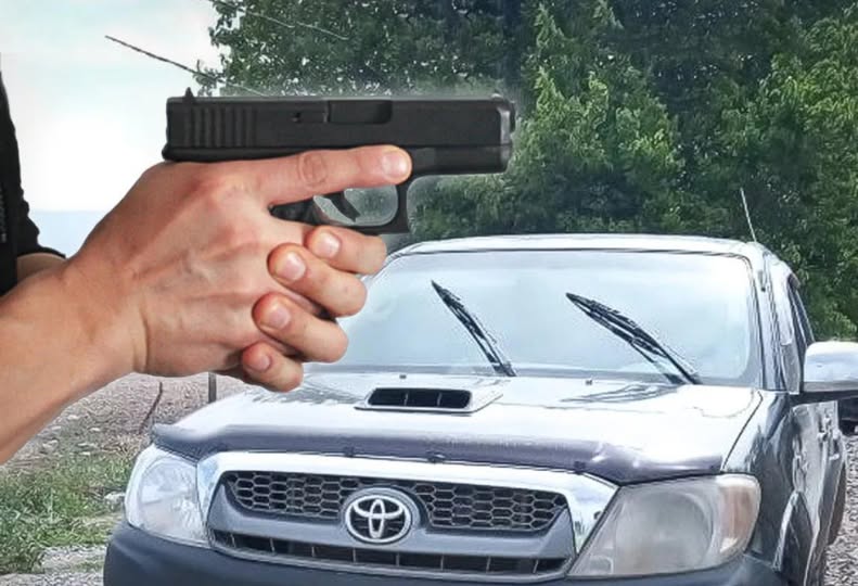 Un joven fue baleado en la  pierna desde una camioneta
