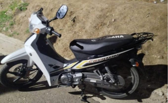 Violento robo de una  moto: dejaron una  robada y se llevaron otra