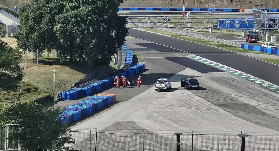 Franco Colapinto Sufre Accidente Durante Pruebas Pirelli en Hungaroring pero se Encuentra Bien