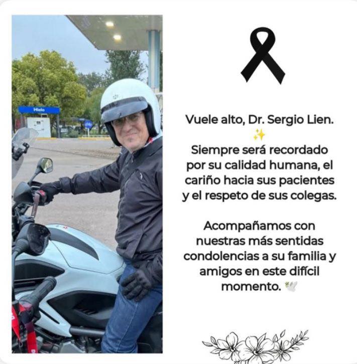Dolor en la comunidad por la pérdida del doctor Sergio Lien