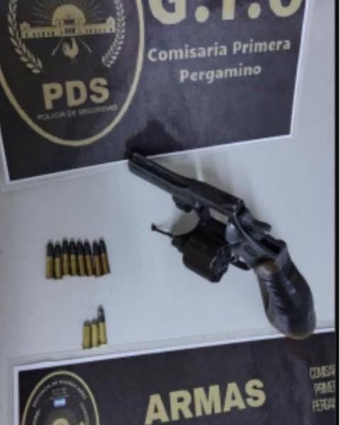 Detuvieron a un sujeto  que andaba a los  tiros por calle Florida 