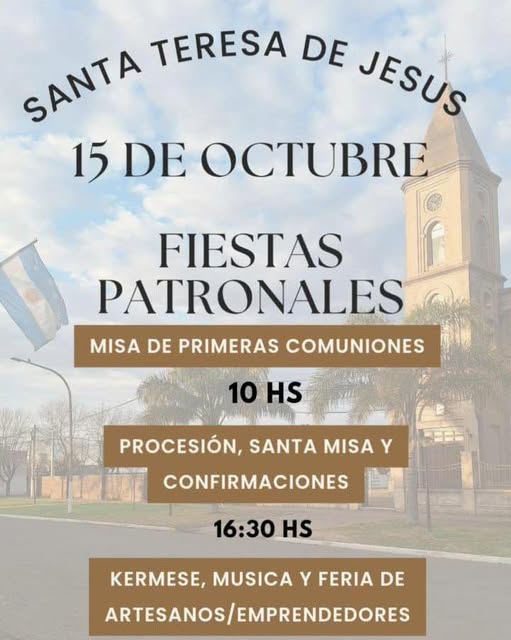 Fiestas patronales en honor a Santa Teresa de Jesús