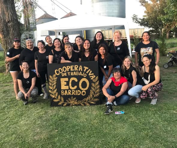 Eco Barrido: un proyecto que une trabajo,  organización y sueños en Mariano H. Alfonzo