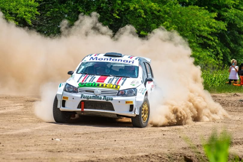 Quarchioni-Parravicini, figuras  en el rally que pasó por Pergamino