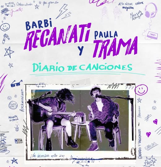 Barbi Recanati y Paula Trama llegan  a Pergamino con 'Diario de Canciones'