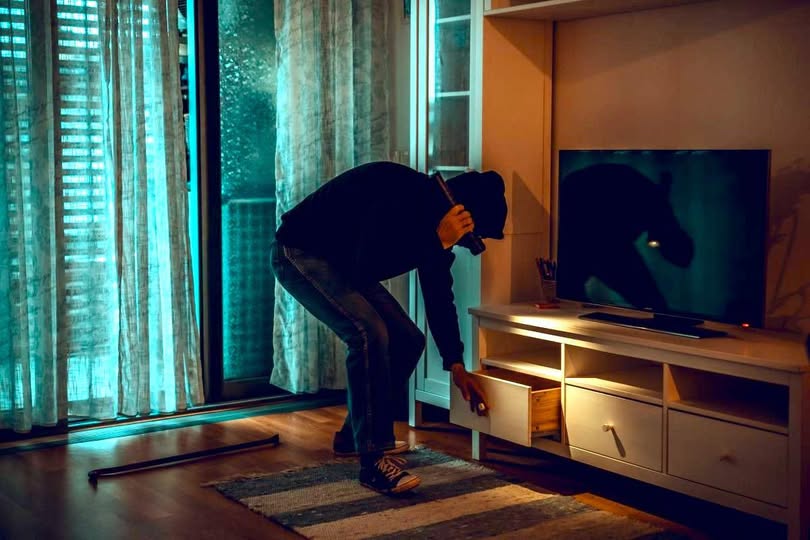 Ingresaron a su vivienda  y le robaron el celular y un  televisor mientras dormía 