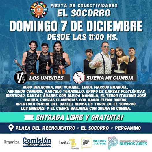 El Socorro se prepara para una nueva edición de la Fiesta de Colectividades