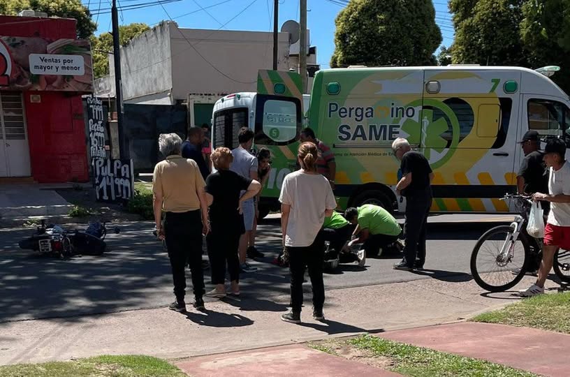 Grave siniestro vial en  avenida Ameghino al 1100