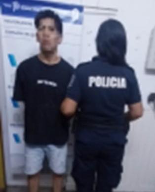 Violento episodio en la madrugada:  daños, amenazas y un aprehendido