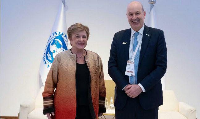 Sturzenegger se reunió con la  titular del FMI para evaluar el  programa de desregulación oficial