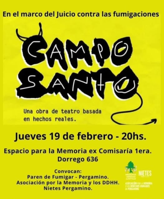 Presentan la obra 'Campo Santo' en el Espacio para la Memoria