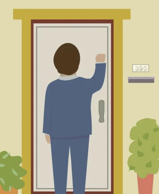 Tocaron la puerta del otro �??hasta que tocaron la mía