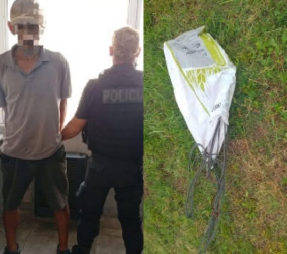 Detuvieron a un sujeto cuando intentaba robar cables de un predio de la Celp