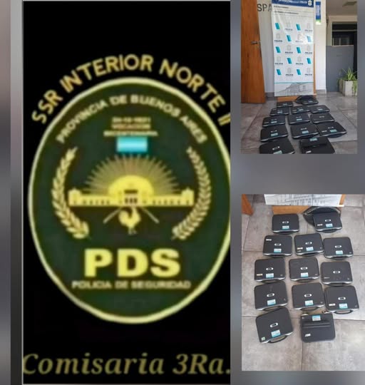 Robo en la Escuela N°10: recuperaron las 15 netbooks tras un rastrillaje policial
