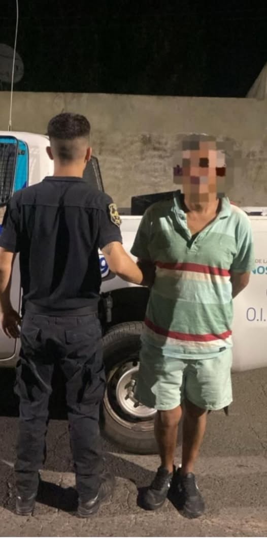 Violento episodio familiar: un detenido por hurto, amenazas y lesiones