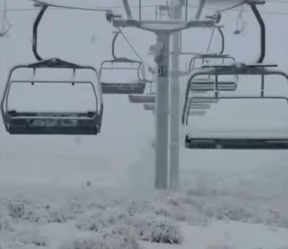 Temporal de nieve en Mendoza: cerraron el paso Cristo Redentor