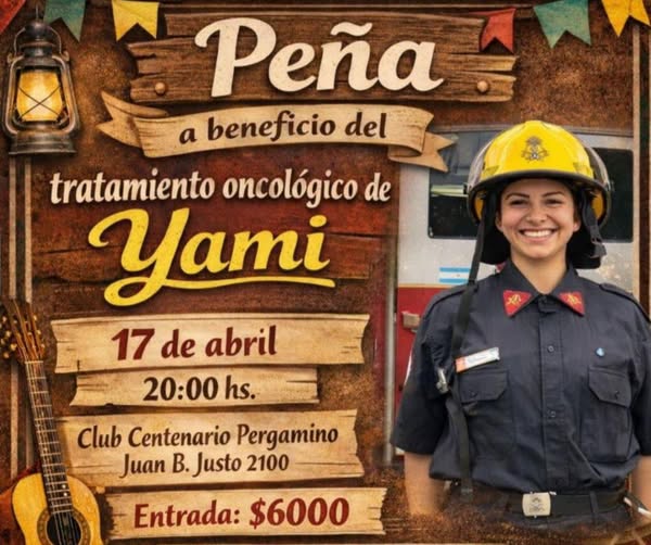 Peña solidaria para ayudar a Yami en su tratamiento oncológico