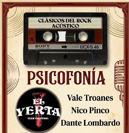 'Psicofonía': clásicos del rock acústico en El Yerta