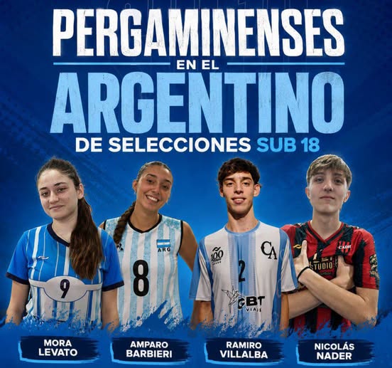 Cuatro jóvenes de Pergamino buscan la gloria nacional con la Selección Bonaerense