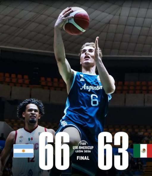 AmeriCup U18: Bautista Gobetti y Argentina lograron un triunfazo ante México y avanzaron a cuartos