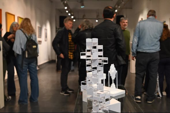 Miguel Vecino y Paulo Scarlato inauguraron 'Obraje' en Arte Mas