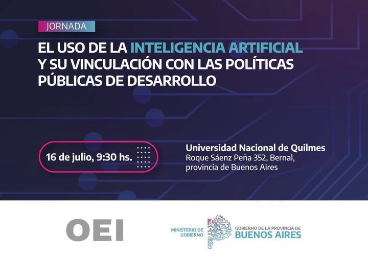 La Provincia y la OEI organizan una jornada sobre inteligencia artificial y políticas públicas