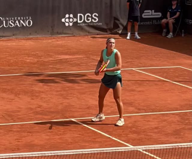 Julia Riera debutó con un gran triunfo y avanzó a los octavos de final en Roma
