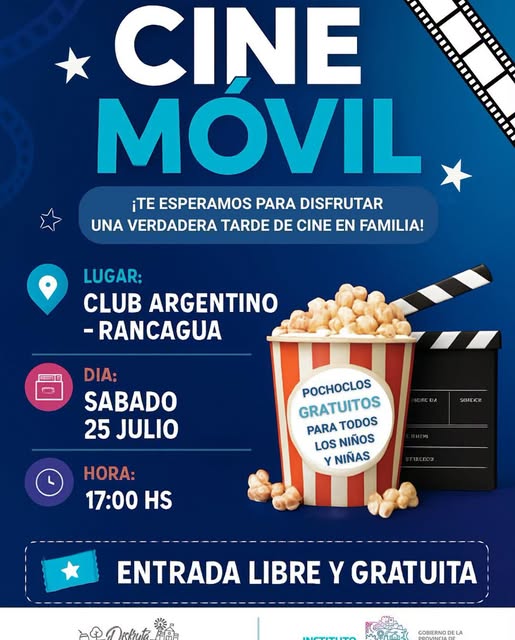 'Cine Móvil' llega a Rancagua y El Socorro con funciones gratuitas para toda la familia