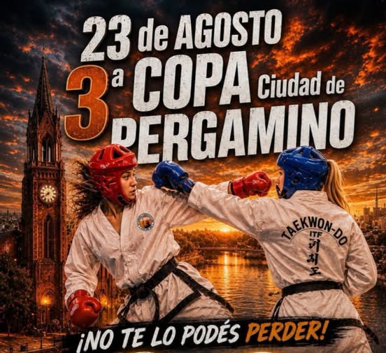 Pergamino se prepara para vivir  una nueva fiesta del Taekwondo