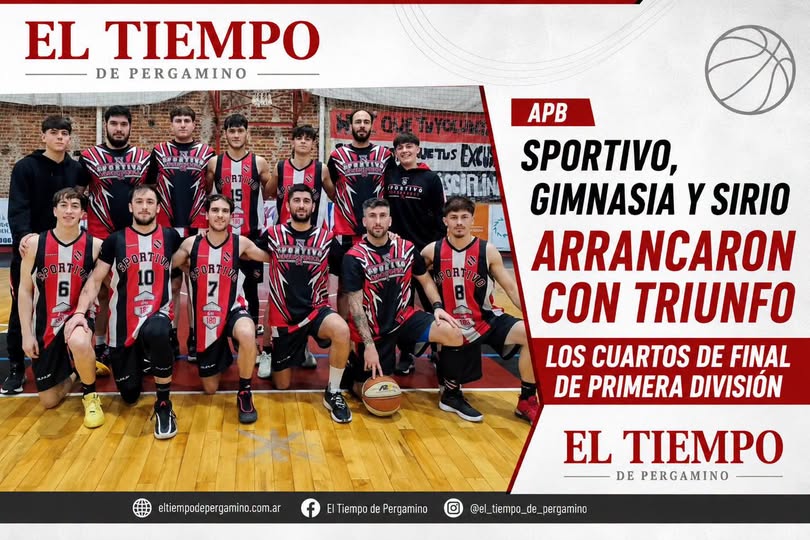 APB: Sportivo, Gimnasia y Sirio arrancaron con triunfo los cuartos de final de Primera División