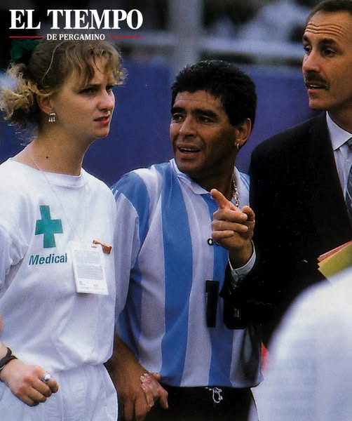 Qué fue de la vida de Sue Ellen Carpenter, la enfermera que llevó de la mano a Diego Maradona en el Mundial de 1994